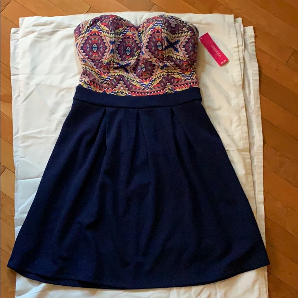 Strapless dress